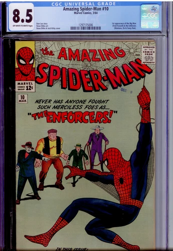 Amazing Spider-Man #10 CGC 8.5 OW/W & #12 CGC 8.5 OW/W