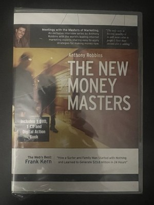  New Money Masters  (2009 DVD + CD) Anthony Robbins, Frank Kern, John Carlton