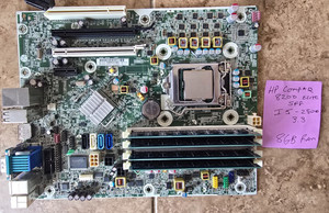 611834-001 For HP 8200 Elite SFF System Board  motherboard i5 3.3GHz & 8GB RAM