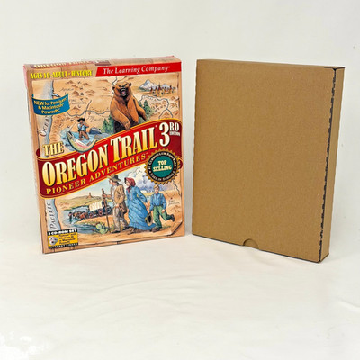 The Oregon Trail 3rd Edition Big Box (PC, 1997) Box/Liner. No CDs/Game/Manual