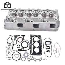 Complete Cylinder Head with Valves Full Gasket Kit For Kubota D902 RTV900 New
