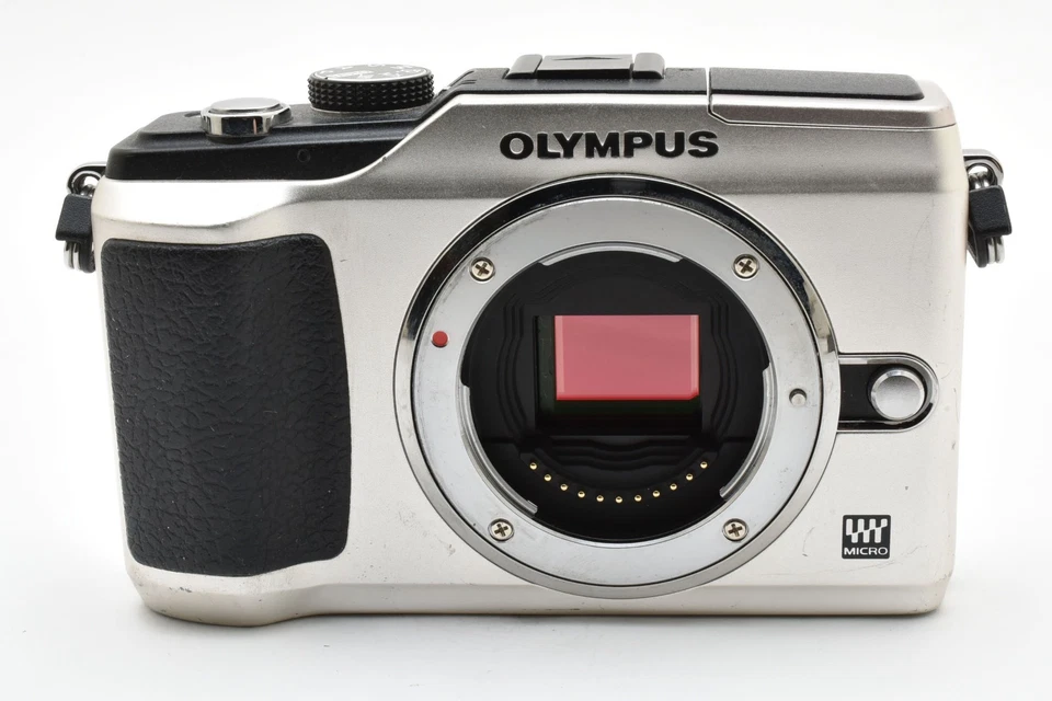 Olympus PEN E-PL2 12.3MP Digital Camera Body Silver Used 【Read】SC 3957 Japan - Image 3 of 4