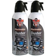 DUST-OFF R 10OZ DISPSBLE DUSTER 2PK DSXLP2 Office Supplies