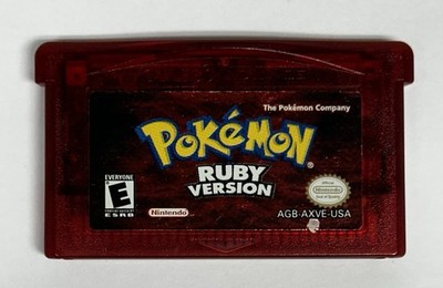 Pokemon Ruby Version (Gameboy Advance, 2003) GBA- Authentic-Tested-Dry Battery