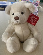 Russ Berrie Tartufo Bear Retired 23132 Soft Ivory Sad Eyes