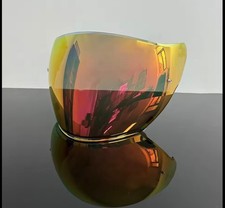 AGV K5 JET Helmet Shield Visor Lens Red Gold