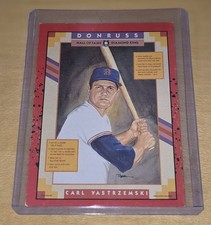 Donruss 1990 Carl Yastrzemski #588 Boston Red Sox Diamond King Baseball Card