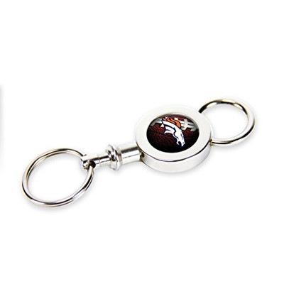 Rico NFL Officially Licensed Denver Broncos Quick Release Valet Keychain