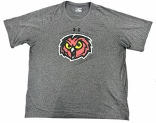 Under Armour Shirt Mens XXXL Temple Owls HeatGear Short Sleeve Athletic Owl Logo