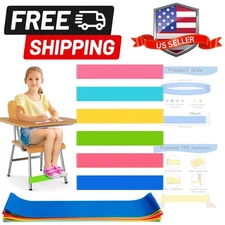 6 Pack Chair Bands for Kids with Fidgety Feet, ADHD Tools for Kids, Sensory R...