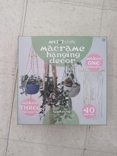 Art 101 Craft Macrame Hanging Decor Kit Tapestry  Plant Hanger 40 Piece -store