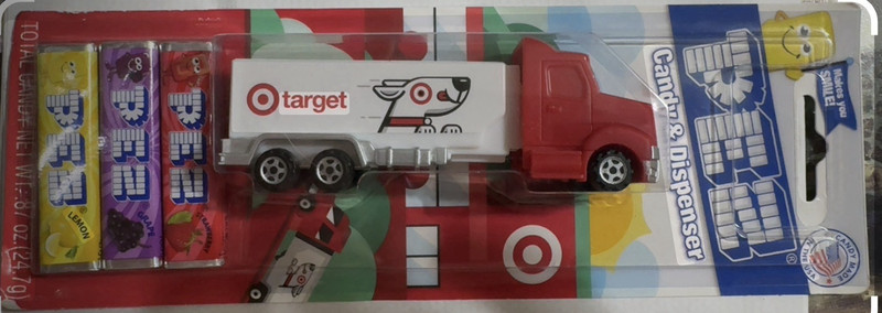 PEZ Candy & Dispenser Set - Target Store Shopping Cart & Semi Truck