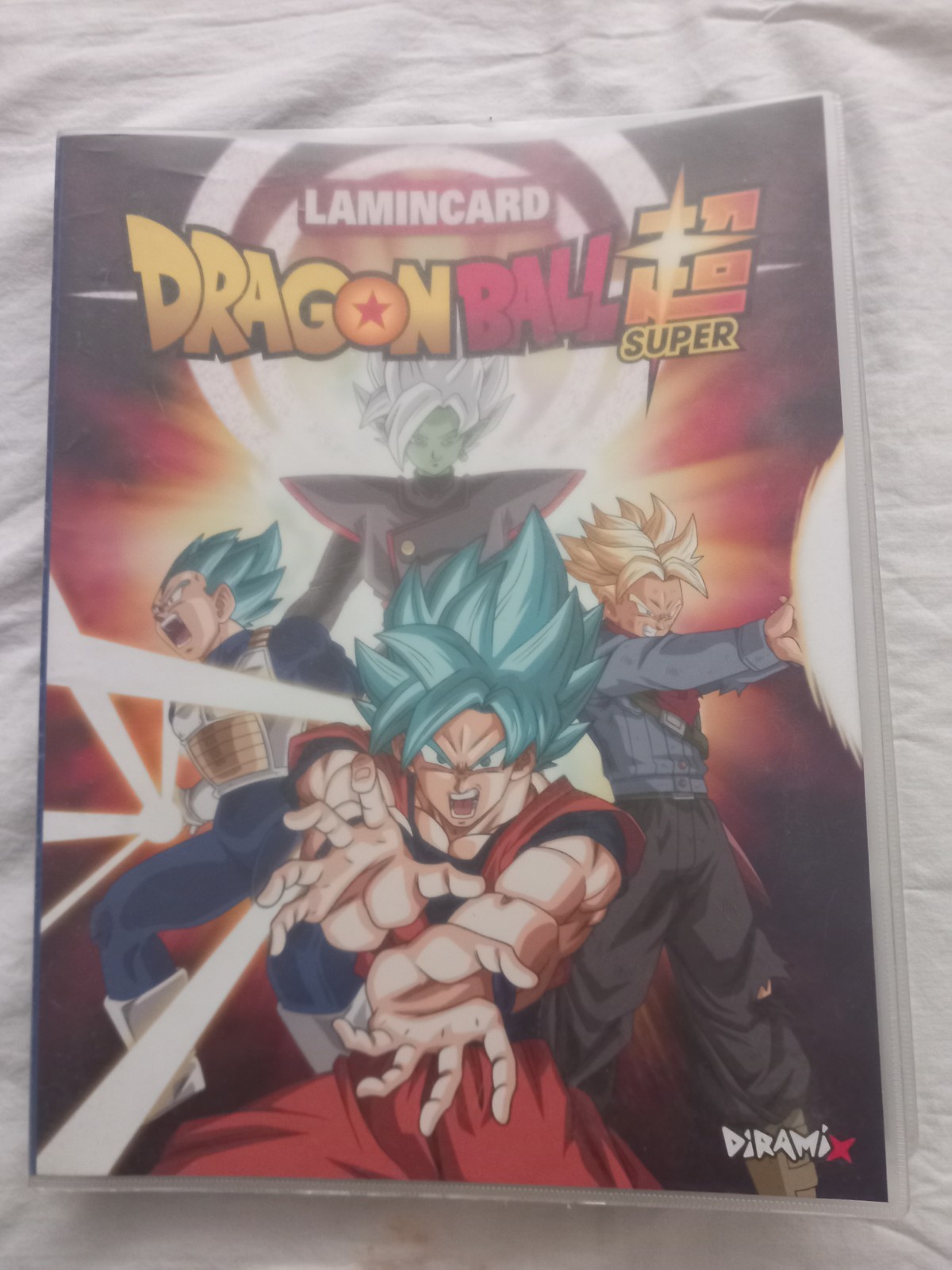 ALBUM RACCOGLITORE DRAGONBALL SUPER + 97 LAMINCARD DIRAMIX