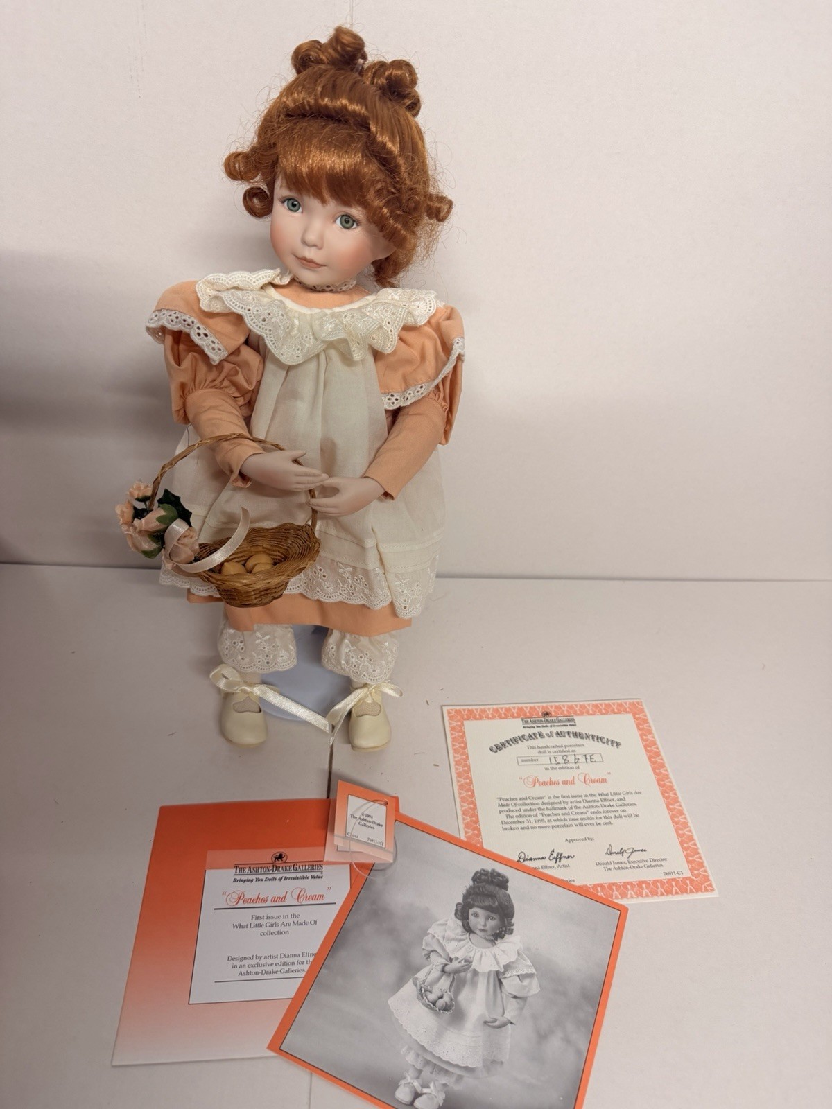 Lily Porcelain Doll - Pamela Phillips Georgetown Collection Yesterday's
