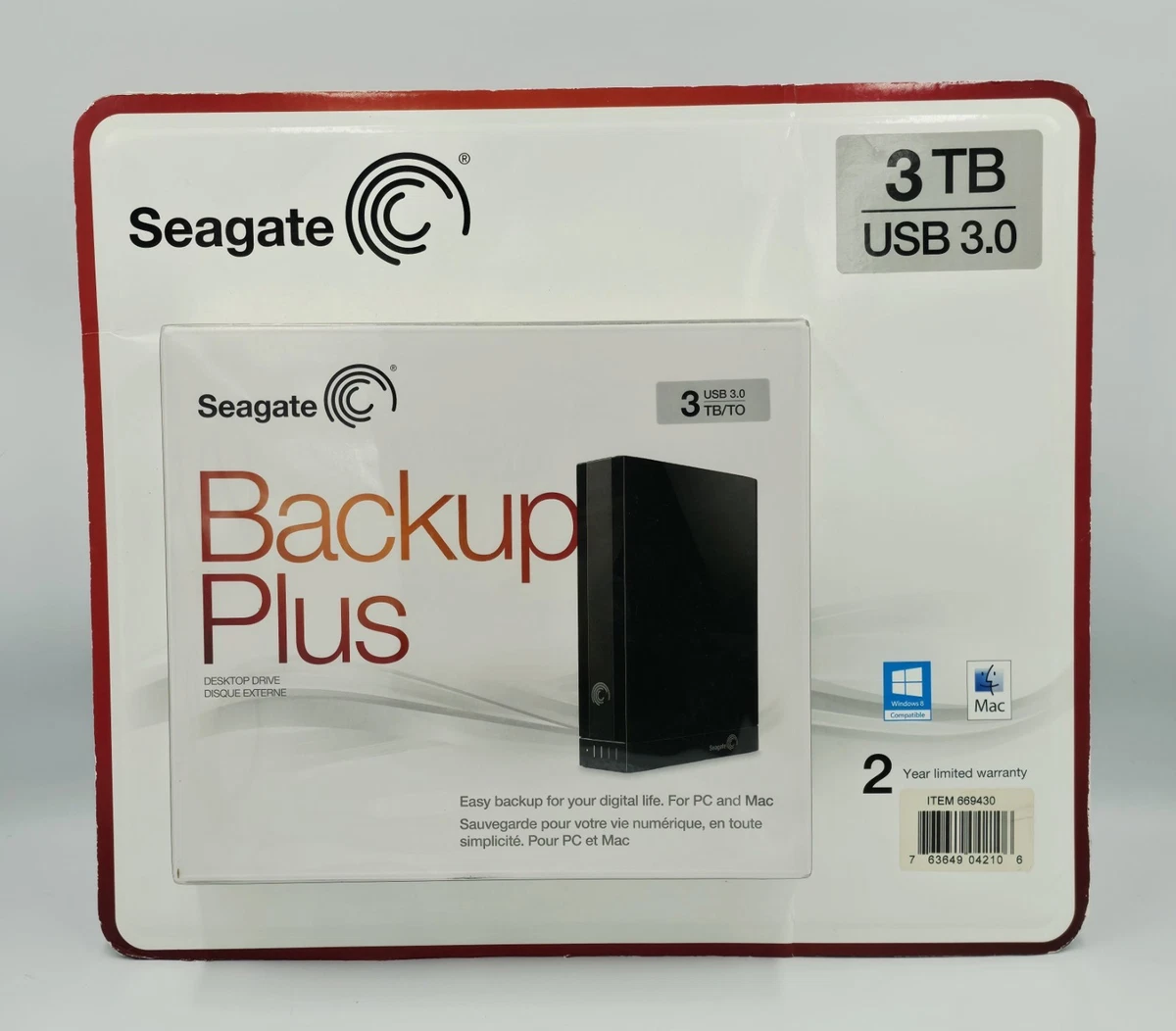 Seagate 3 TB Desktop External Hard Disk Drives for sale - eBay