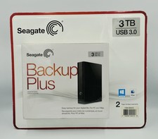 Seagate Backup Plus 3TB Desktop External HDD STCA3000600- Brand New Sealed