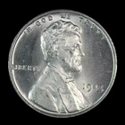 Lincoln Steel Wheat Cent. 1943 P. Brilliant Uncirculated. Lot # 9061-366-03