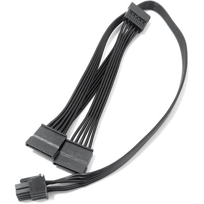 6-poliges zu 3x15-poliges SATA-Stromkabel für Seasonic/Antec-Netzteile, BTC-M...