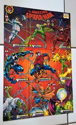 20 Trading Cards Promo Sheets - Marvel Comics und TV - 9er u 4er Sheets - Selten