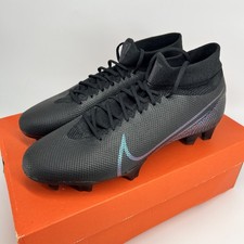 Botines negros Nike Mercurial Superfly VII Pro FG talla 9,5/10 desajuste AT5382-010