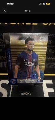 PSG Warren Zaire-Emery Team Set 4/10 Cracked Ice Parallel RARE CARD