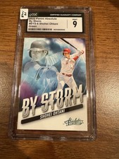 2022 Panini Absolute by Storm #BYS-G Shohei Ohtani Green CGC-9