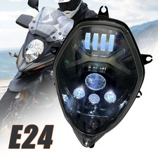 Faro proiettore led omologato E9 per Suzuki V-STROM 650/1000 anabbagliante alto DRL