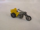 1971 Hot Wheels RRRumblers Yellow Choppin' Chariot Mattel Vintage Motorcycle
