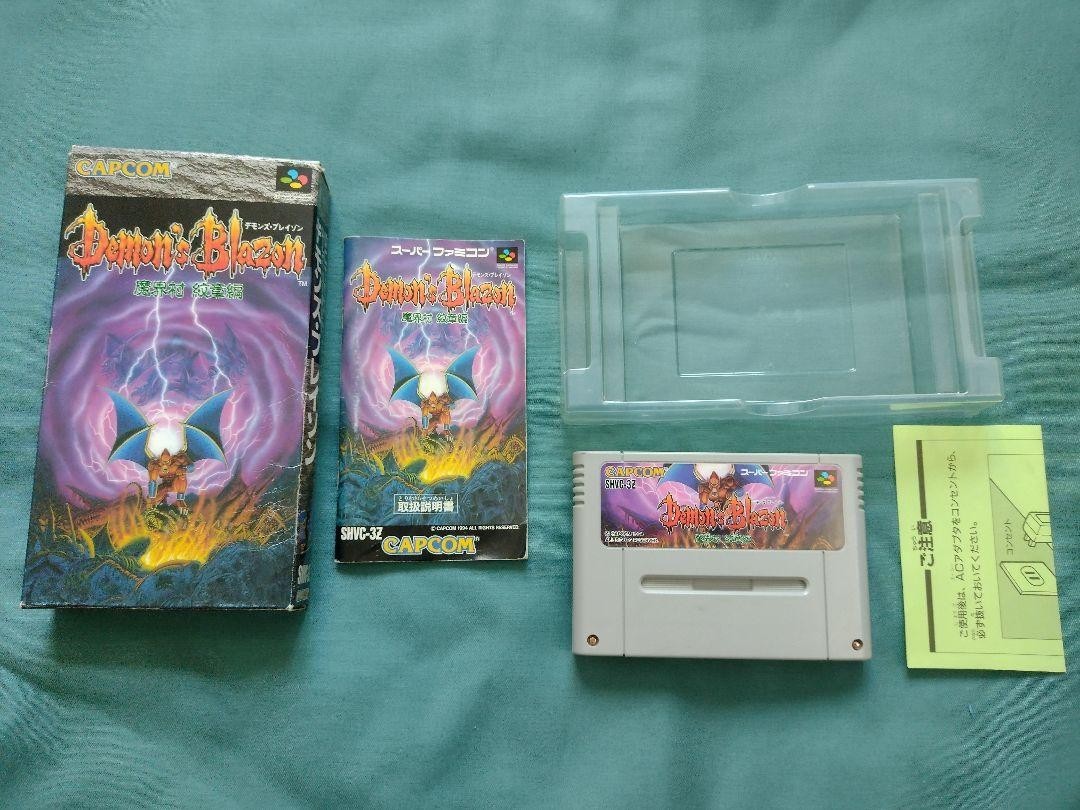 Demon's Blazon Makaimura Crest Super Famicom software action RPG