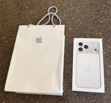 Apple iPhone 17 Pro Max Silver 256GB Model A3257   Original Empty Box  Bag