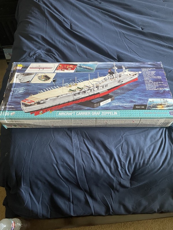 COBI World of Warships Graf Zeppelin Aircraft Carrier 3086 1310pc 1:300
