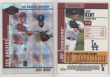 2008 Topps Co-Signers Hyper Plaid Red /100 Jeff Kent #057