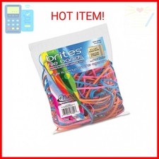 Alliance 07800 File Bands 7-Inch x1/8-Inch 50/BG Assorted