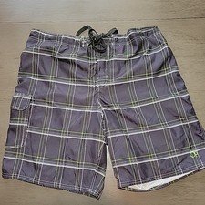 OP Swim Trunks Mens Size 2XL 44-46 Lined Board Shorts Cargo Pocket Black