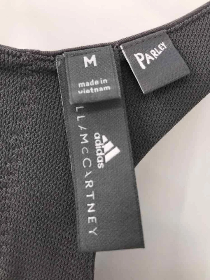 Б/у спортивная майка Adidas от Stella McCartney черная размер средний бритва - Изображение 3 из 3