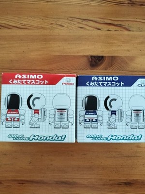 HONDA not for sale ASIMO freshly assembled mascot set of 2