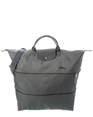 Longchamp Le Pliage Green Expandable Canvas Travel Bag