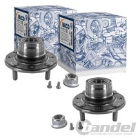 2X Vaico RADLAGER-SATZ Hinten Passend FüR Mitsubishi Carisma Space Volvo S40