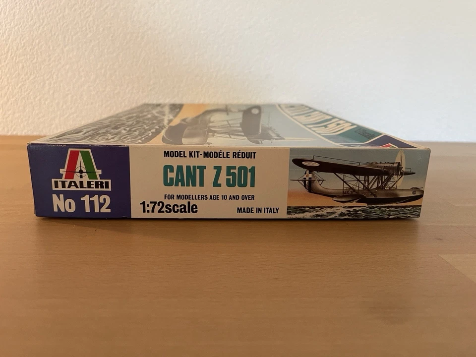 ITALERI 1/72 C.R.D.A. Cant Z2501 Model No 112 Original Box Vintage - Image 4 of 4
