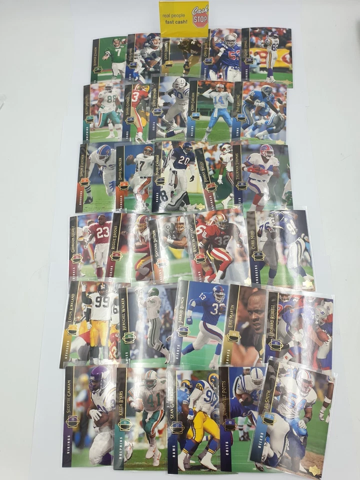 NFL 1994 Upper Deck Team Trading Players Cards - Image 2 of 4