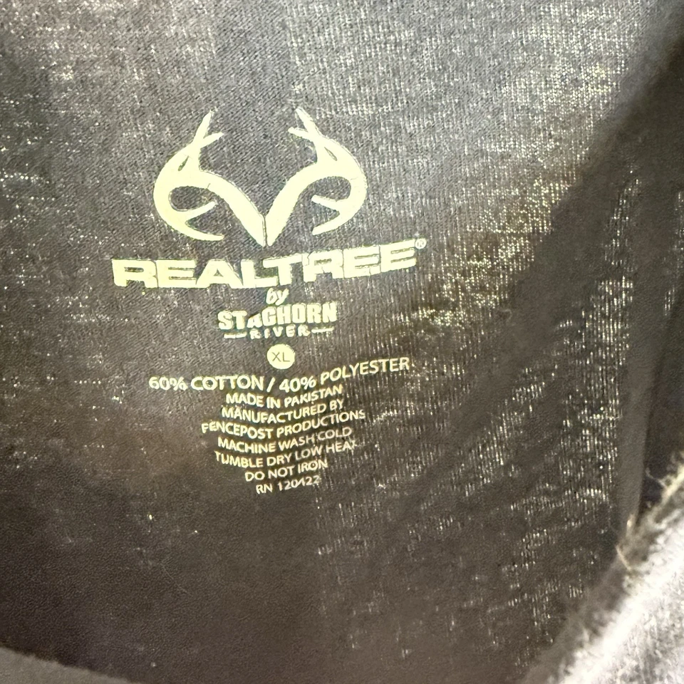 Realtree Staghorn Tank Top XL Patriotic Deer Antlers USA Flag Sunglasses ’Merica - Image 4 of 4