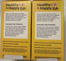 2PK RenewLife Kids Probiotic ~ 30 Chewable Tablets Each-Berry FLVR-EXP 10/26