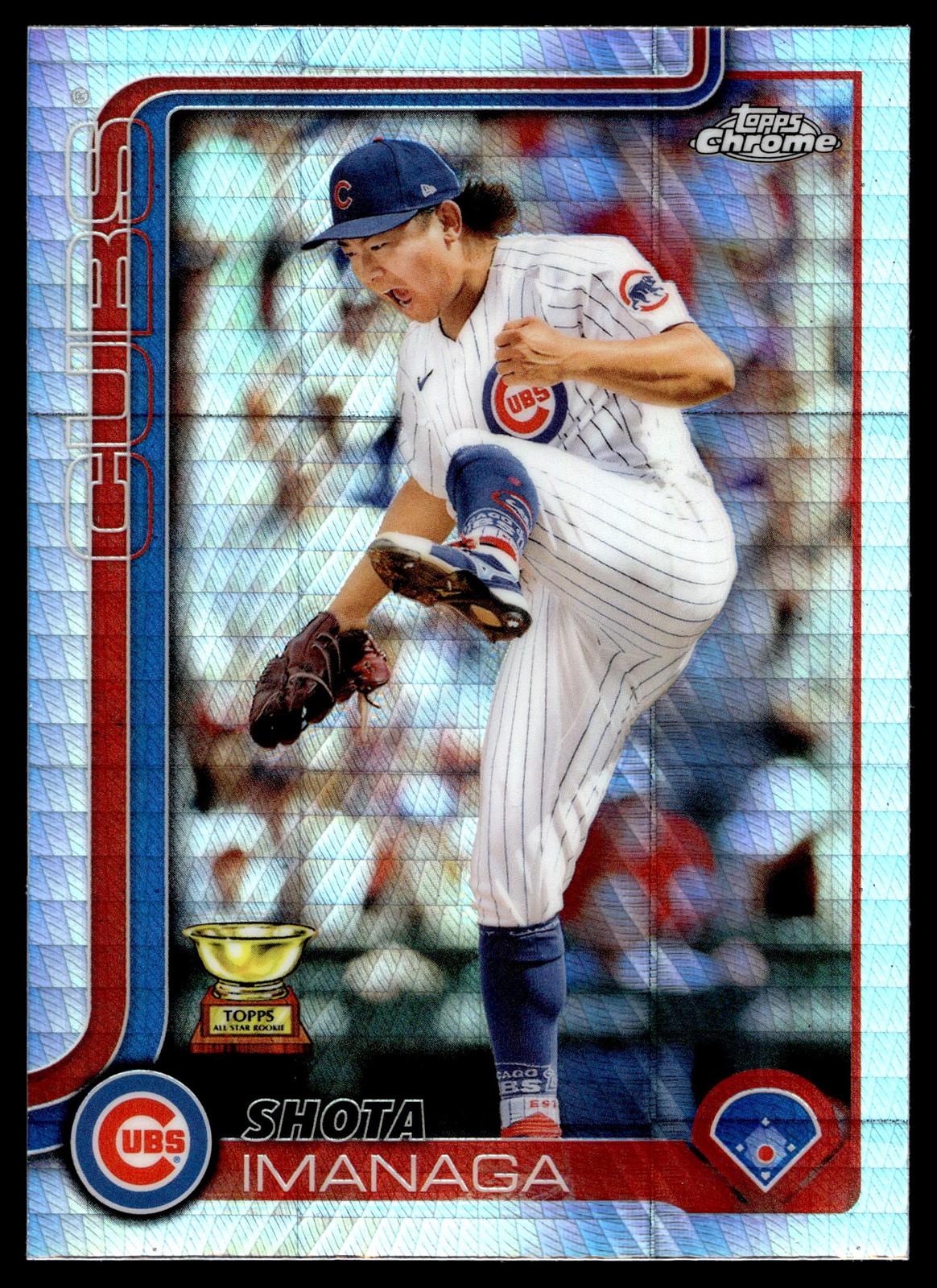 2025 Topps Chrome #149 Shota Imanaga Prism Refractor Chicago Cubs