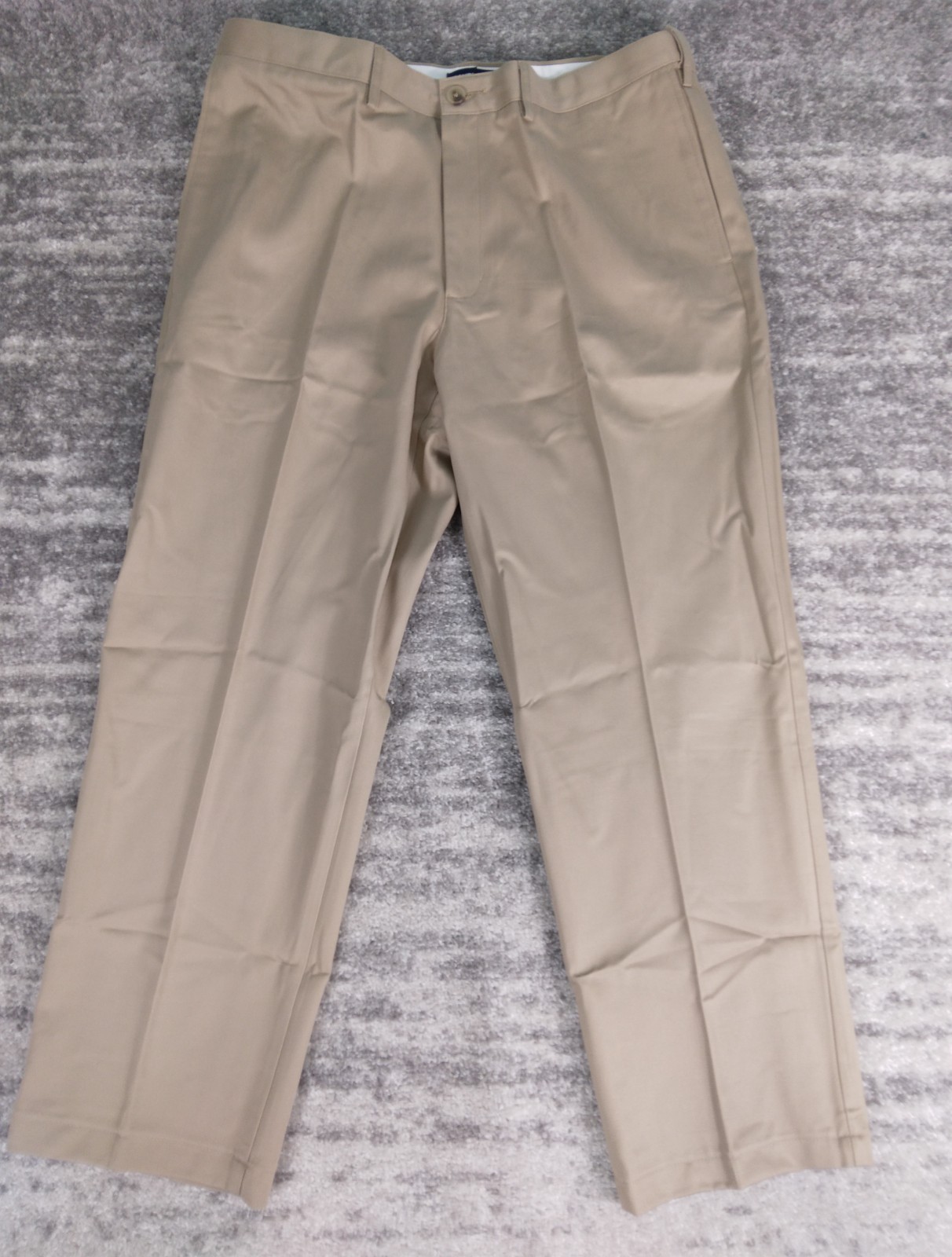 $90 Lands' End Men's Pants 37 Khaki Comfort Waist Chino 37x29