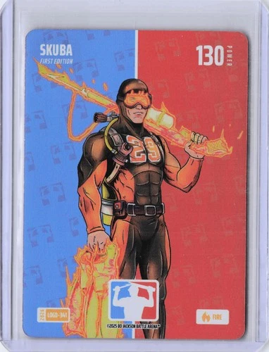 Skuba Fire Logo Foil SP 130 Power | 2026 Bo Jackson Battle Arena