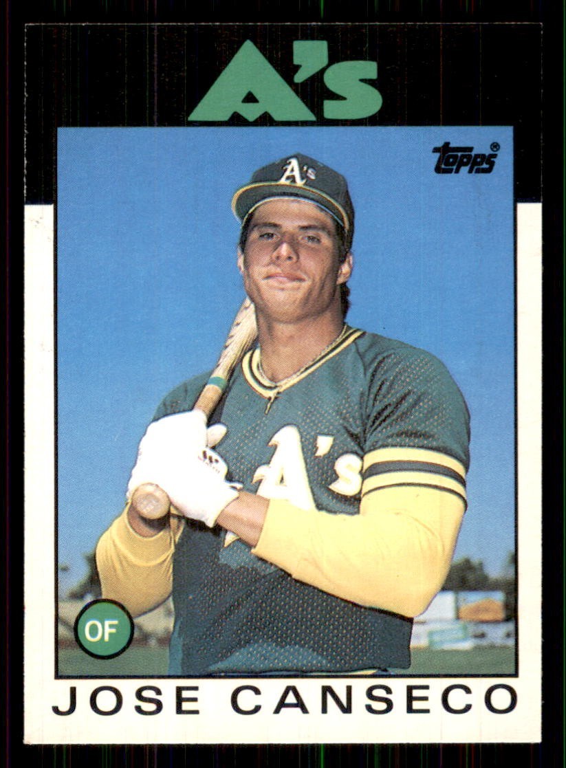 1986 Topps Traded #20t Jose Canseco Rookie RC Athletics