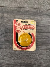 1986 YELLOW DUNCAN IMPERIAL YO-YO NEW IN THE PACKAGE  