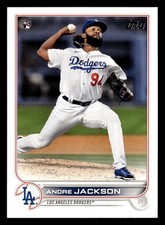 Andre Jackson 2022 Topps #258 Los Angeles Dodgers ROOKIE Buy10get5FREE