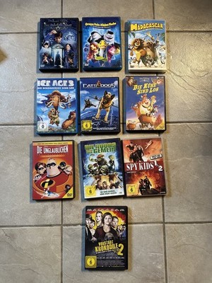 Kinder & Familien DVD Bundle   10 Filme   Madagascar, Ice Age, Spy Kids, Nanny,