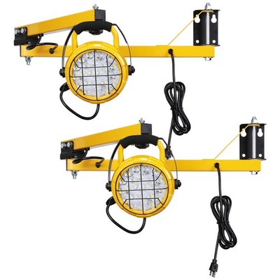 2 Pack LED Loading Dock Light 50W, 40Inch Double Swing Arm Dock Light
